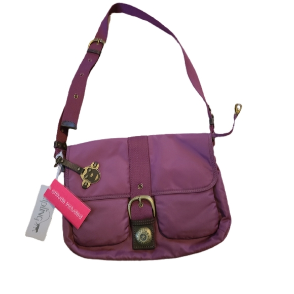 KIPLING CITY YODIE PLUM CROSSBODY BAG NWT1 - Picture 9 of 9